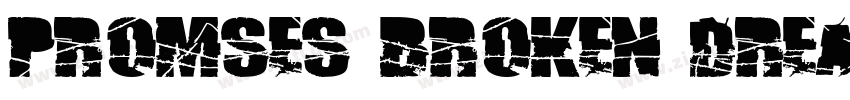 Promses Broken Drea字体转换